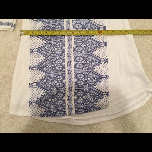 Billabong-White & Blue Summer Dress Size M - Picture 4 of 11